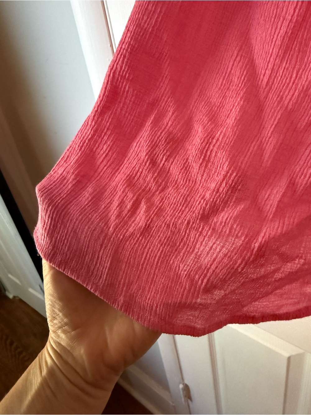 Pink Babydoll Ruffled Top - Picture 5 of 5